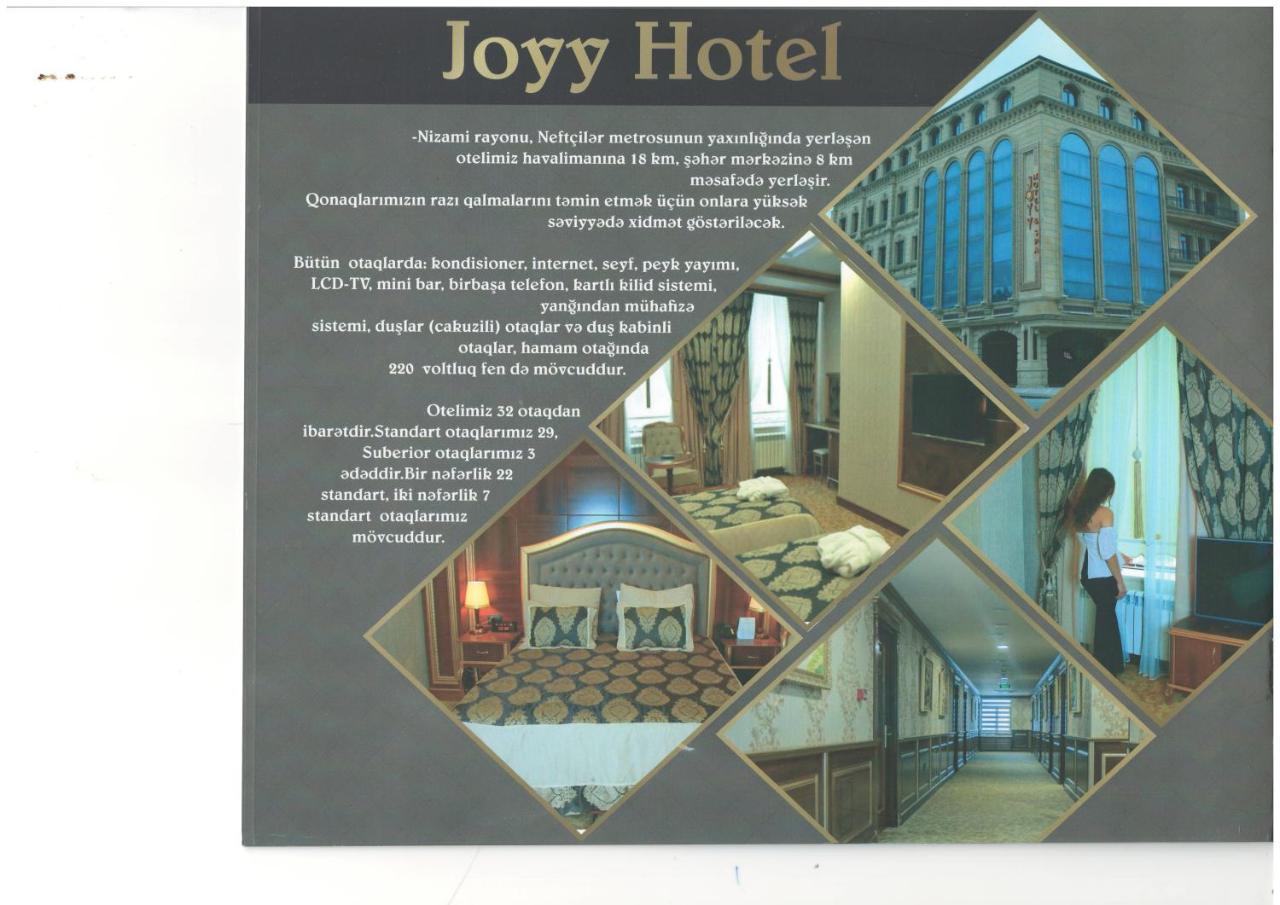 Joyy Hotel & Spa Baku Extérieur photo